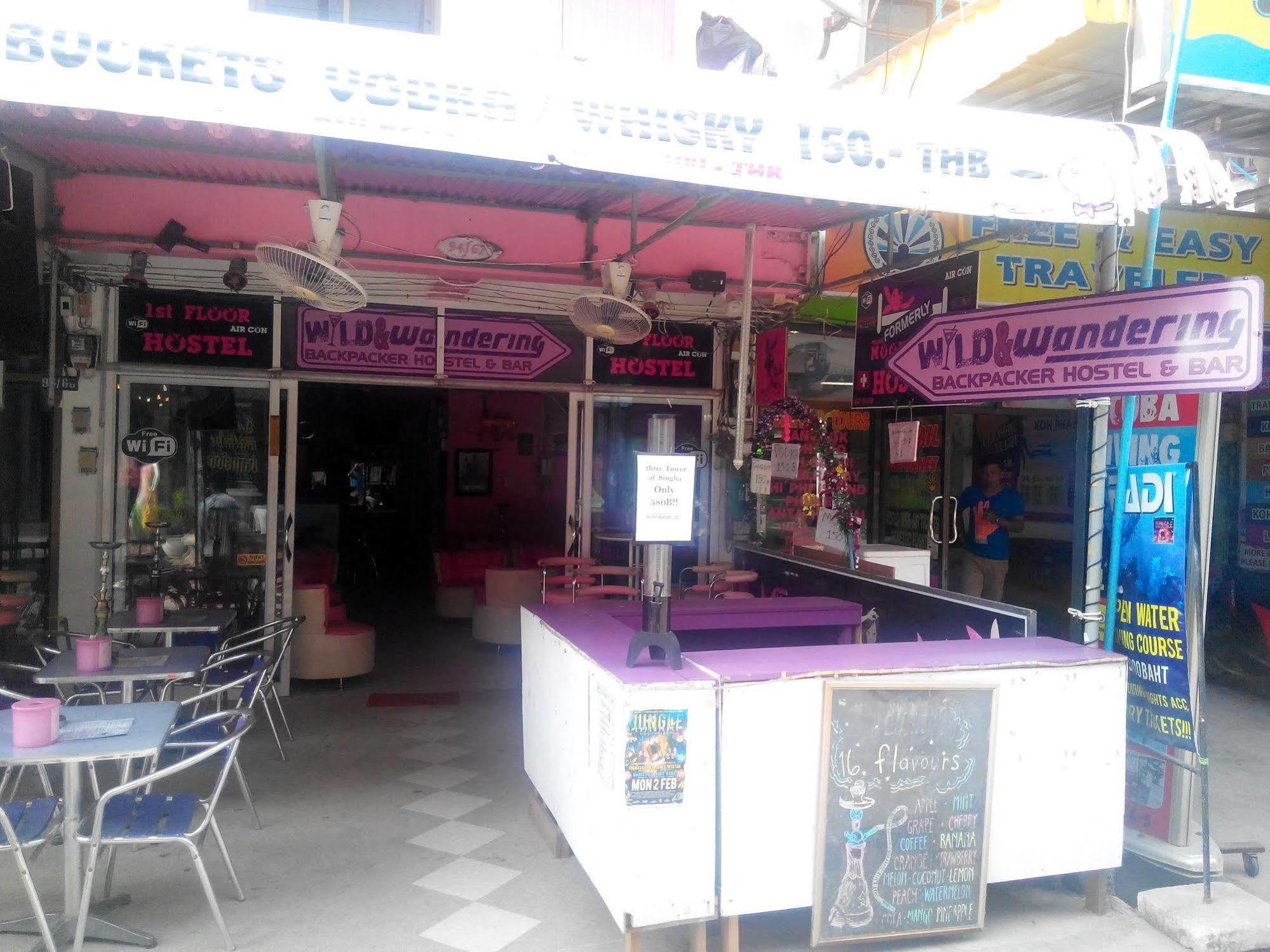 Wild & Wandering Backpacker Hostel & Bar Haad Rin Exterior foto